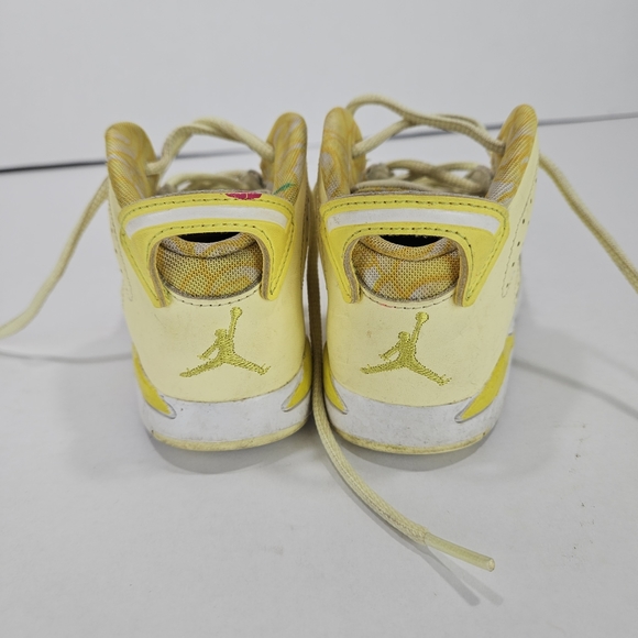 Nike Air Jordan Retro 6 GT Citron Tint Dynamic Yellow 645127-800 Toddler Size 9c - Picture 3 of 5